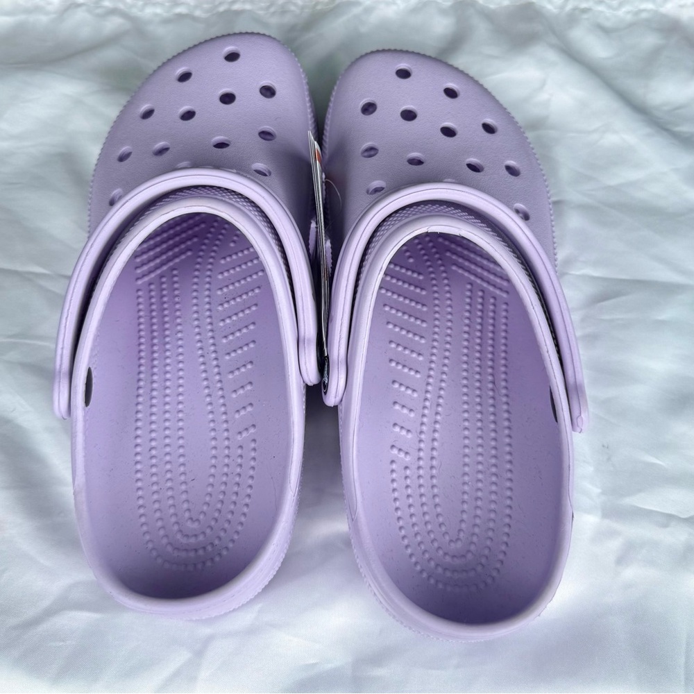 Purple Crocs